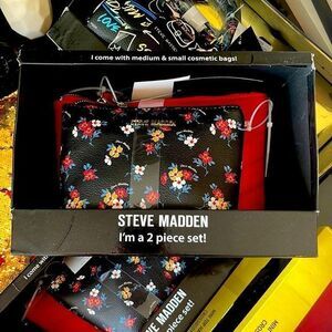 Steve Madden cosmetic bags